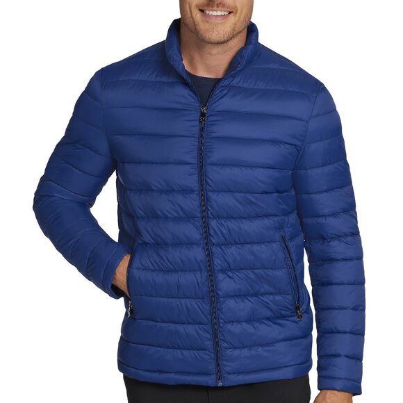 NWT Kenneth Cole Modern Fit Faux Down Puffer Jacket